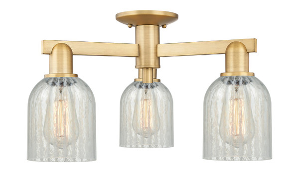 Innovations - 716-3F-BB-G2511 - Three Light Semi-Flush Mount - Arcadia - Brushed Brass
