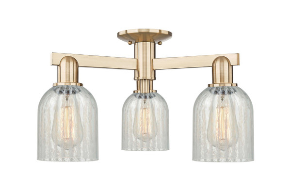 Innovations - 716-3F-CB-G2511 - Three Light Semi-Flush Mount - Arcadia - Champagne Bronze