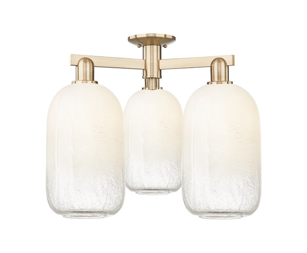Innovations - 716-3F-CB-G482-7OP - Three Light Semi-Flush Mount - Arcadia - Champagne Bronze