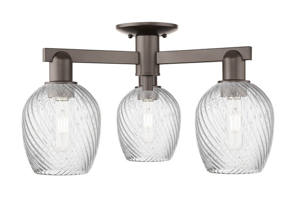 Innovations - 716-3F-OB-G292 - Three Light Semi-Flush Mount - Arcadia - Oil Rubbed Bronze