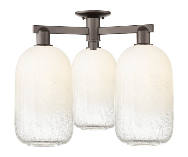 Innovations - 716-3F-OB-G482-7OP - Three Light Semi-Flush Mount - Arcadia - Oil Rubbed Bronze