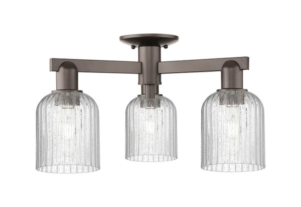 Innovations - 716-3F-OB-G559-5SDY - Three Light Semi-Flush Mount - Arcadia - Oil Rubbed Bronze