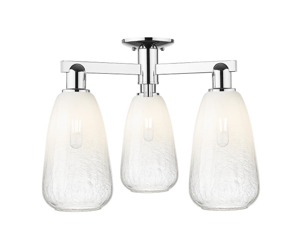 Innovations - 716-3F-PC-G480-6OP - Three Light Semi-Flush Mount - Arcadia - Polished Chrome