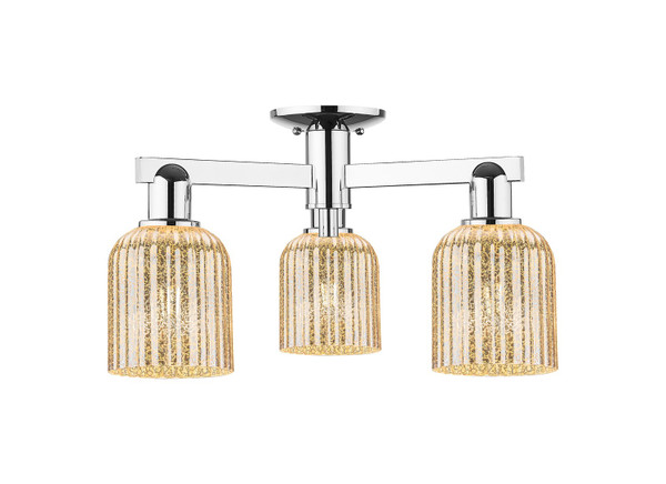 Innovations - 716-3F-PC-G559-5ME - Three Light Semi-Flush Mount - Arcadia - Polished Chrome