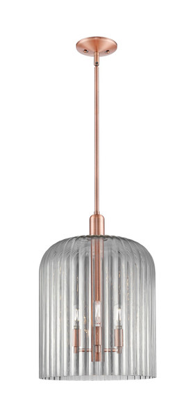 Innovations - 716-3S-AC-G559-12SM - One Light Mini Pendant - Arcadia - Antique Copper