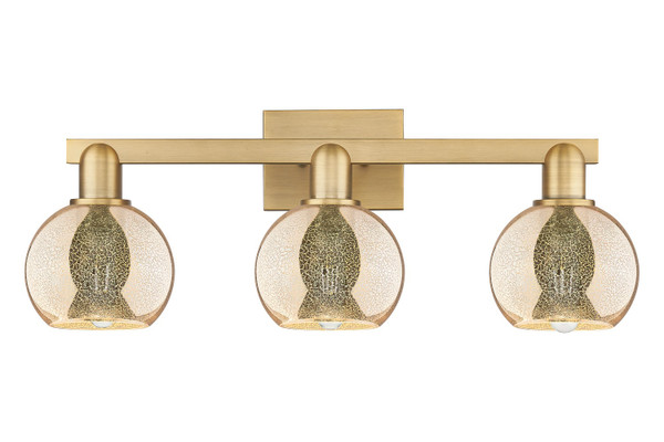 Innovations - 716-3W-BB-G128-6 - Three Light Bath Vanity - Arcadia - Brushed Brass