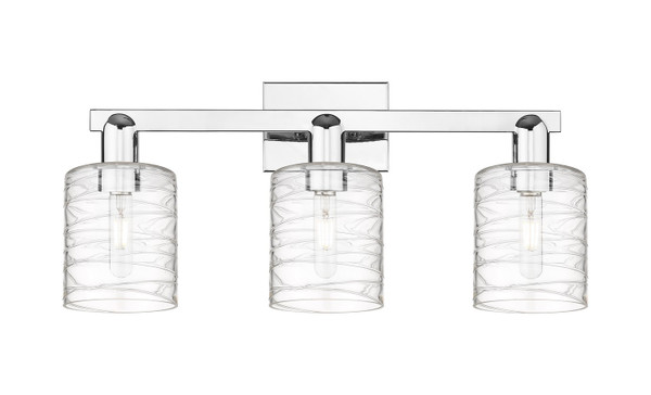 Innovations - 716-3W-PC-G1113 - Three Light Bath Vanity - Arcadia - Polished Chrome