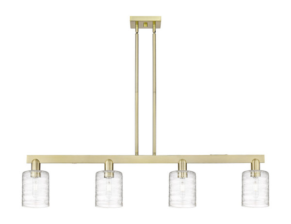 Innovations - 716-4I-AB-G1113 - Four Light Island Pendant - Arcadia - Antique Brass