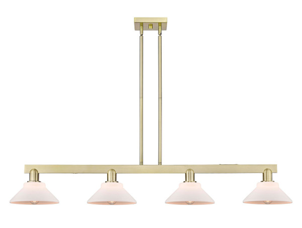 Innovations - 716-4I-AB-G131 - Four Light Island Pendant - Arcadia - Antique Brass