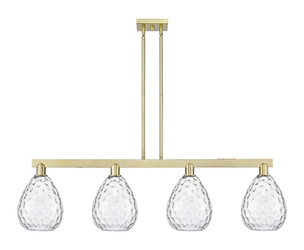 Innovations - 716-4I-AB-G372 - Four Light Island Pendant - Arcadia - Antique Brass