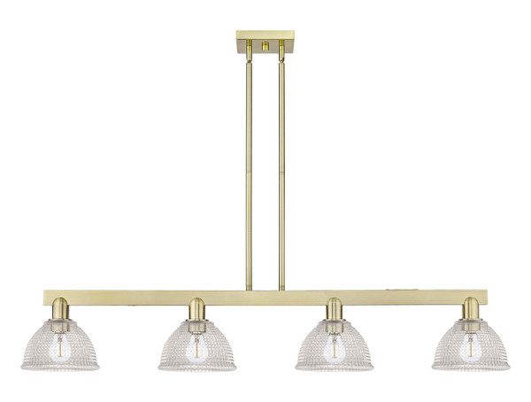 Innovations - 716-4I-AB-G422 - Four Light Island Pendant - Arcadia - Antique Brass