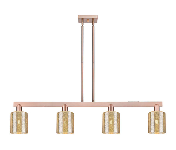 Innovations - 716-4I-AC-G116 - Four Light Island Pendant - Arcadia - Antique Copper
