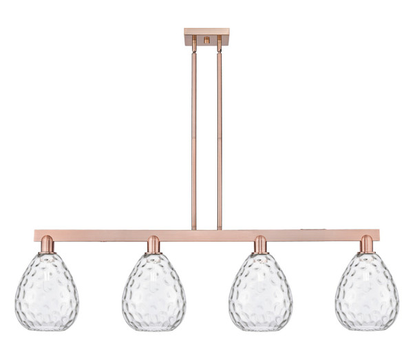 Innovations - 716-4I-AC-G372 - Four Light Island Pendant - Arcadia - Antique Copper