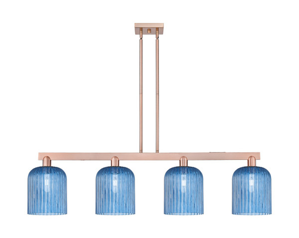 Innovations - 716-4I-AC-G559-8BL - Four Light Island Pendant - Arcadia - Antique Copper