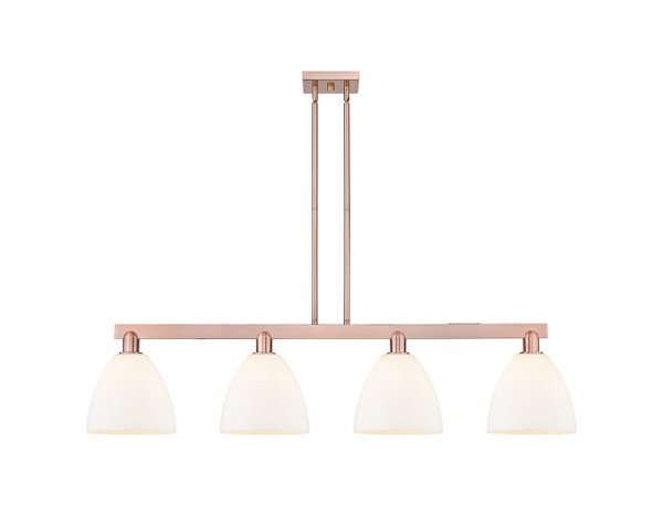 Innovations - 716-4I-AC-GBD-91 - Four Light Island Pendant - Arcadia - Antique Copper