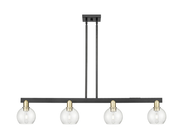 Innovations - 716-4I-BAB-G124-6 - Four Light Island Pendant - Arcadia - Black Antique Brass
