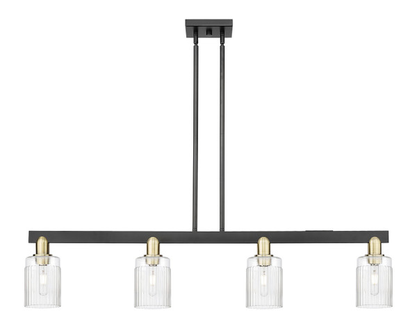 Innovations - 716-4I-BAB-G342 - Four Light Island Pendant - Arcadia - Black Antique Brass