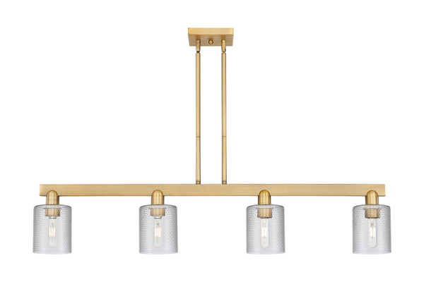 Innovations - 716-4I-BB-G112 - Four Light Island Pendant - Arcadia - Brushed Brass