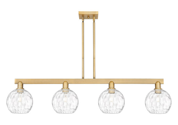 Innovations - 716-4I-BB-G1215-8 - Four Light Island Pendant - Arcadia - Brushed Brass