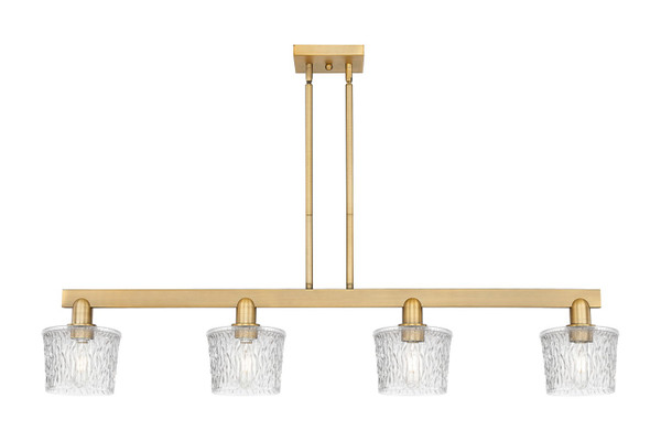 Innovations - 716-4I-BB-G402 - Four Light Island Pendant - Arcadia - Brushed Brass