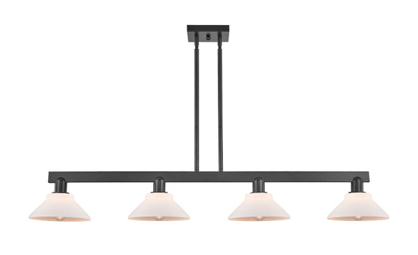 Innovations - 716-4I-BK-G131 - Four Light Island Pendant - Arcadia - Matte Black