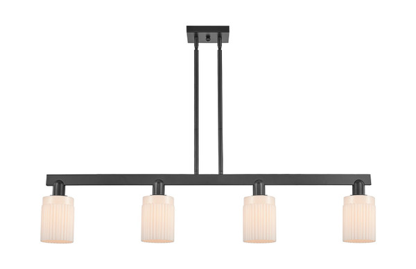 Innovations - 716-4I-BK-G341 - Four Light Island Pendant - Arcadia - Matte Black