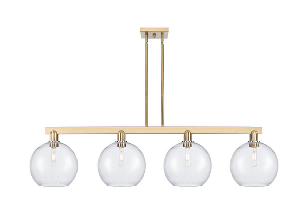 Innovations - 716-4I-CB-G124-10 - Four Light Island Pendant - Arcadia - Champagne Bronze