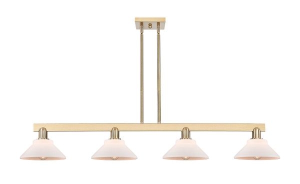 Innovations - 716-4I-CB-G131 - Four Light Island Pendant - Arcadia - Champagne Bronze