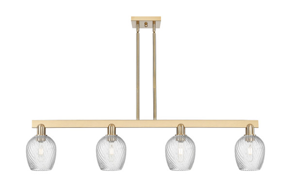 Innovations - 716-4I-CB-G292 - Four Light Island Pendant - Arcadia - Champagne Bronze