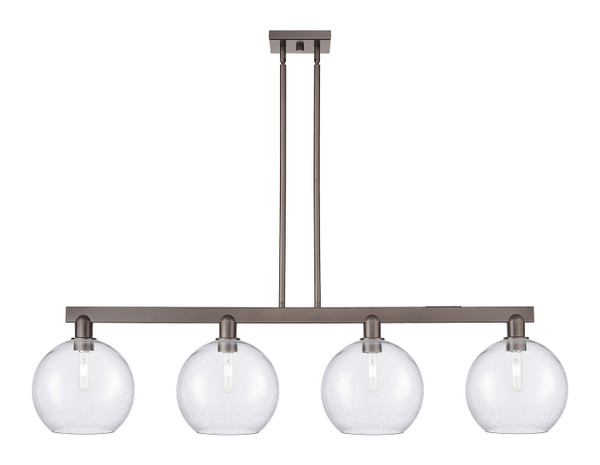 Innovations - 716-4I-OB-G124-10 - Four Light Island Pendant - Arcadia - Oil Rubbed Bronze