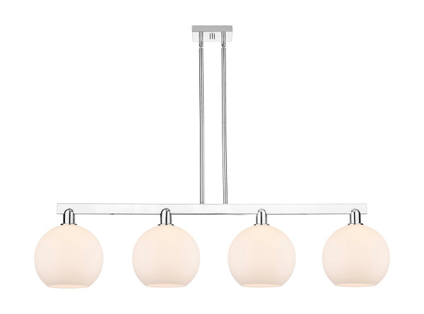 Innovations - 716-4I-PC-G121-10 - Four Light Island Pendant - Arcadia - Polished Chrome