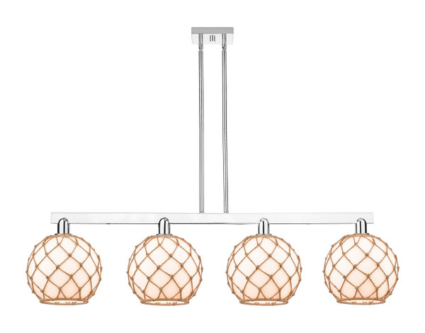 Innovations - 716-4I-PC-G121-10RB - Four Light Island Pendant - Arcadia - Polished Chrome