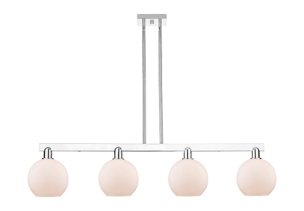 Innovations - 716-4I-PC-G121-8 - Four Light Island Pendant - Arcadia - Polished Chrome