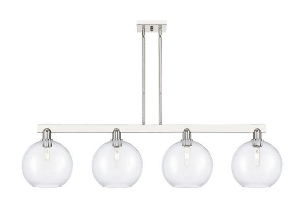 Innovations - 716-4I-PC-G122-10 - Four Light Island Pendant - Arcadia - Polished Chrome