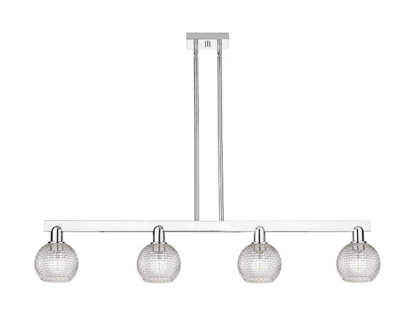 Innovations - 716-4I-PC-G122C-6CL - Four Light Island Pendant - Arcadia - Polished Chrome