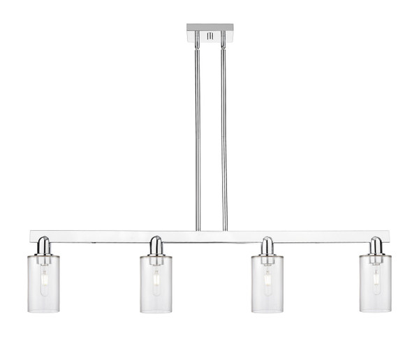 Innovations - 716-4I-PC-G802 - Four Light Island Pendant - Arcadia - Polished Chrome
