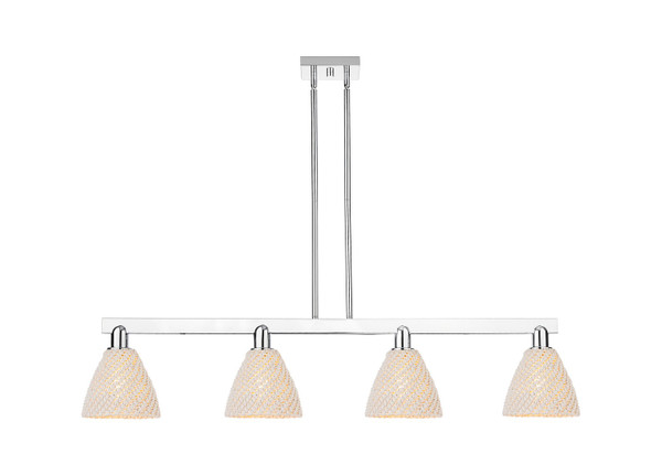 Innovations - 716-4I-PC-NBD-75-NAT - Four Light Island Pendant - Arcadia - Polished Chrome