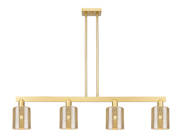 Innovations - 716-4I-SG-G116 - Four Light Island Pendant - Arcadia - Satin Gold