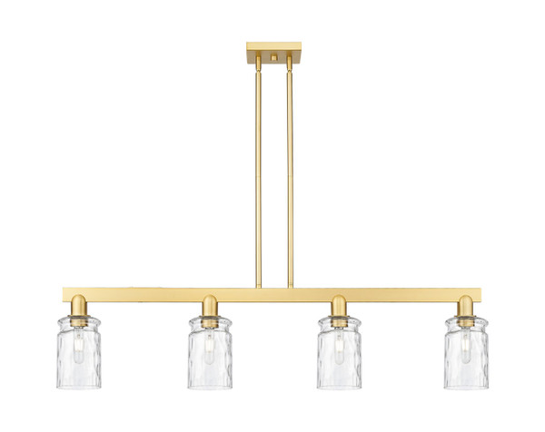 Innovations - 716-4I-SG-G352 - Four Light Island Pendant - Arcadia - Satin Gold