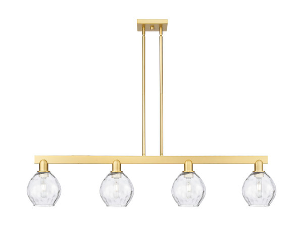 Innovations - 716-4I-SG-G362 - Four Light Island Pendant - Arcadia - Satin Gold
