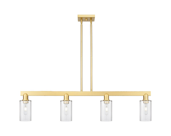Innovations - 716-4I-SG-G802 - Four Light Island Pendant - Arcadia - Satin Gold