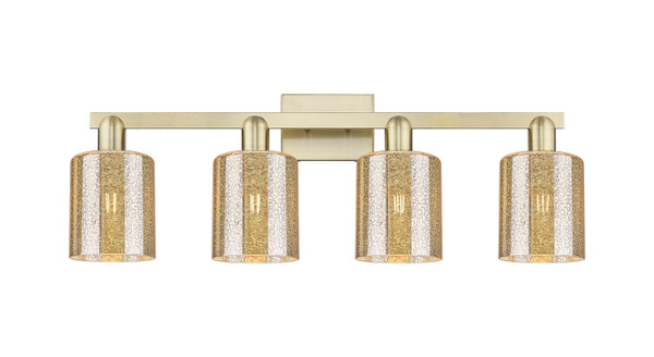 Innovations - 716-4W-AB-G116 - Four Light Bath Vanity - Arcadia - Antique Brass