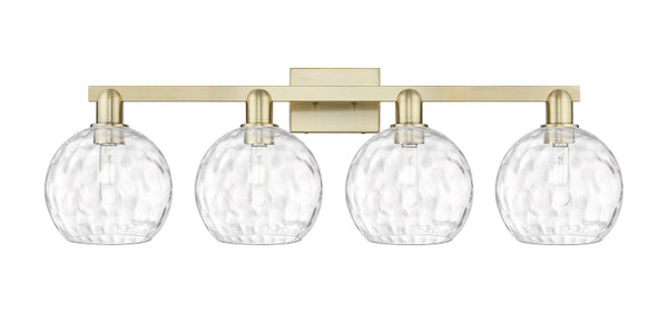 Innovations - 716-4W-AB-G1215-8 - Four Light Bath Vanity - Arcadia - Antique Brass