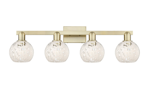 Innovations - 716-4W-AB-G1216-6WM - Four Light Bath Vanity - Arcadia - Antique Brass