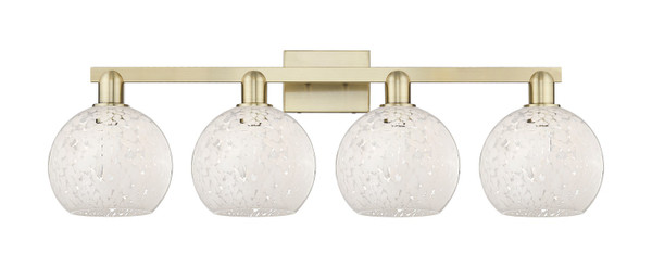 Innovations - 716-4W-AB-G1216-8WM - Four Light Bath Vanity - Arcadia - Antique Brass