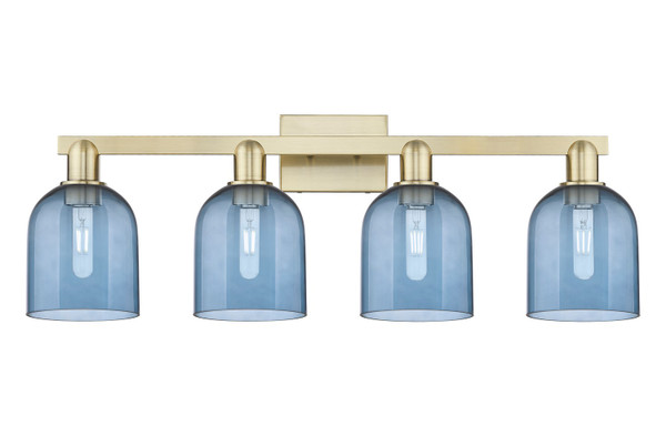 Innovations - 716-4W-AB-G558-6BL - Four Light Bath Vanity - Arcadia - Antique Brass