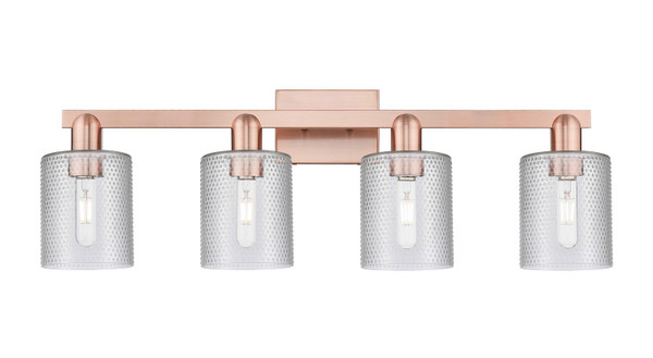 Innovations - 716-4W-AC-G112 - Four Light Bath Vanity - Arcadia - Antique Copper
