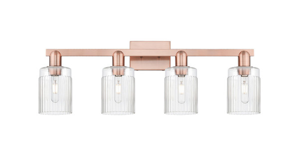 Innovations - 716-4W-AC-G342 - Four Light Bath Vanity - Arcadia - Antique Copper