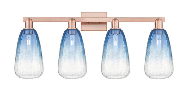 Innovations - 716-4W-AC-G480-6SB - Four Light Bath Vanity - Arcadia - Antique Copper