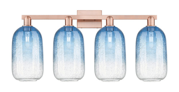 Innovations - 716-4W-AC-G482-7SB - Four Light Bath Vanity - Arcadia - Antique Copper